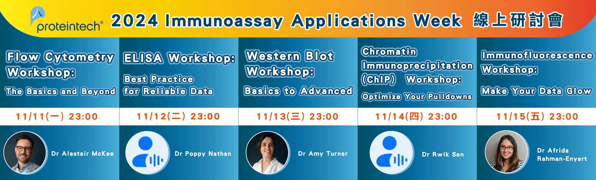 【Proteintech】Immunoassay Applications Week 免疫應用週！